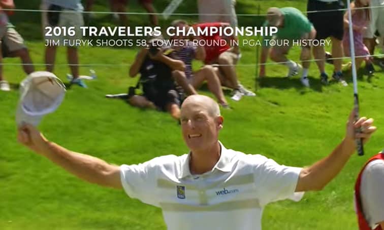 Ten years ago, Jim Furyk had a historic 58 at the Travelers Championship – The Collinsville Press